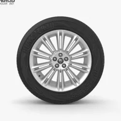 Jaguar XJ 20 inch rim 001 3D model