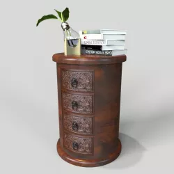 Jaipur Drawer Round Chest 3D model