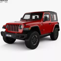 Jeep Wrangler Rubicon 2018 3D model