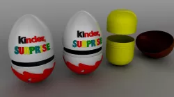 Kinder Surprise plastic 3D model