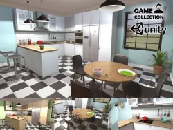 Kitchen Collection 1 Low-poly  3D model