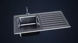 Kitchen Sink PBR Low-poly  3D model