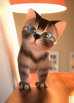 Kitten 3D model