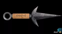 Kunai Minato 3D model