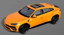 Lamborghini Urus 3D model Game Ready Low-poly  3D model