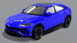 Lambotghini Urus 3D Model AR VR Ready Low-poly  3D model