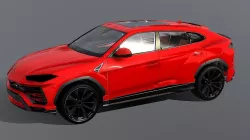 Lambotghini Urus VR AR Game Ready 3D Model Low-poly  3D model