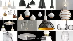 Lamps Set 01 3D Model Collection