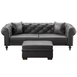 Leather Sofa 3D model