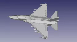Lego F-16 Fighter Jet 3D model
