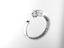 leopard ring 3D model