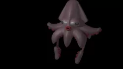 Little Squid Low-poly  3D model