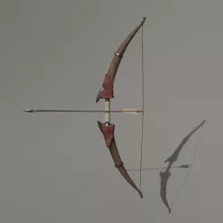 Low-poly bow Low-poly  3D model