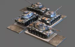 M60A1 Patton 3D model