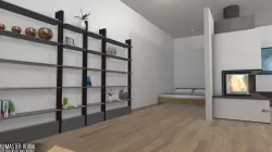 Master room - interior and props Low-poly  3D model