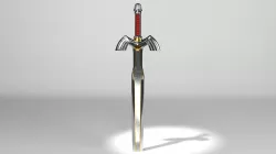Master sword A Link to the Past 3D model
