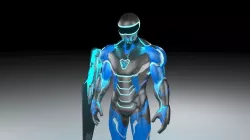 Mathveus Ultra - Mark 2 superhero costume 3D model