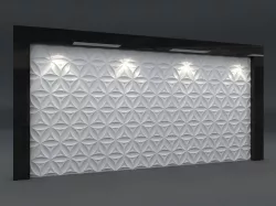 mdf and corian wall panels 3D model