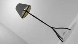 Modern Floor Lamp 3d Model - Twig Lamp Low-poly  3D model
