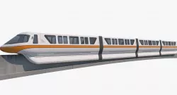 Monorail 001 3D model