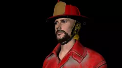 Mori fireMan Low-poly  3D model