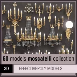 Moscatelli collection 60 items 3D model
