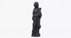 Mother Mary Statue 3D model