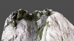 Mountain Pass Low-poly  3D model