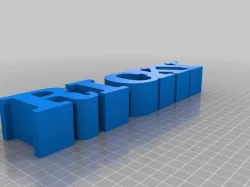 My Customized 5 Letters in a Row