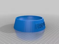 My Customized Fully Parametric Dog Bowl for Bandit