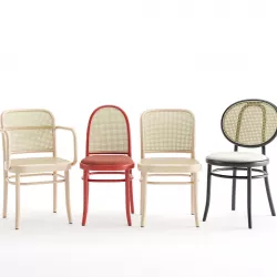 N 811  N 0 and Morris chairs by GEBRUEDER THONET VIENNA 3D model