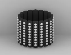 Necklace Low-poly  3D model