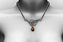 Necklace Low-poly  3D model
