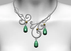 Necklace Low-poly  3D model