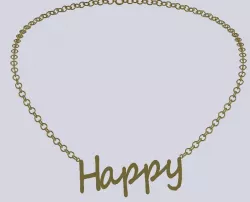 Necklace Low-poly  3D model