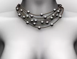 Necklace Low-poly  3D model
