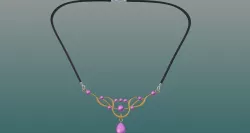 Necklace Low-poly  3D model