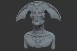 NLO bust 3D model