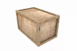 Old Wooden Cargo Crate 5 PBR Low-poly  3D model