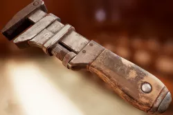 Old Wrench - PBR Game Ready Asset Low-poly  3D model
