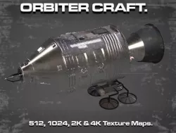 ORBITER CRAFT Low-poly  3D model