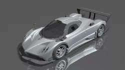 Pagani Zondar Low-poly  3D model