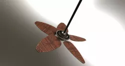 Palm Ceiling Fan 3D model