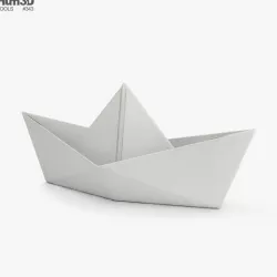 Paper Boat 3D model