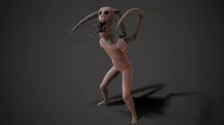 PBR Infected Zombie Low-poly  3D model