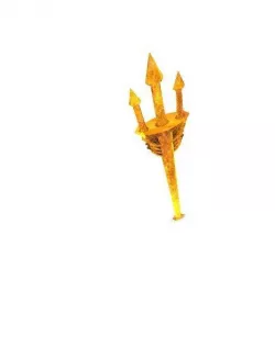 Poseidons-trident 3D-modell Low-poly  3D model