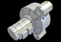 Quest Joint Airlock ISS Module 3D model