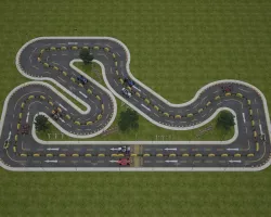 Race Track 3D model