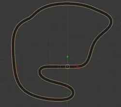 Race Track Low-poly  3D model