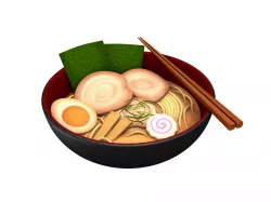Ramen 3D model